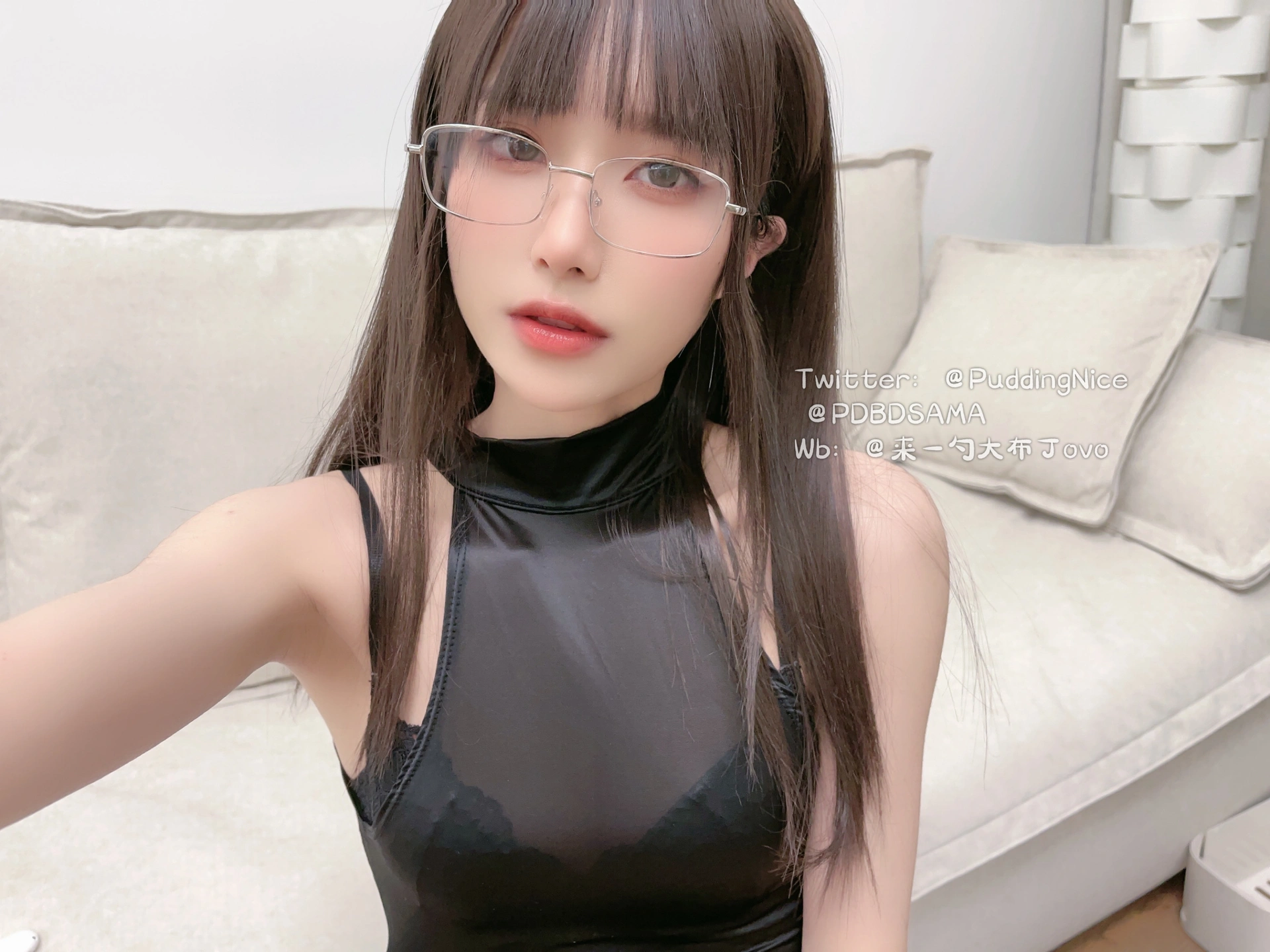 布丁大法 – NO.032 黑色旗袍 2